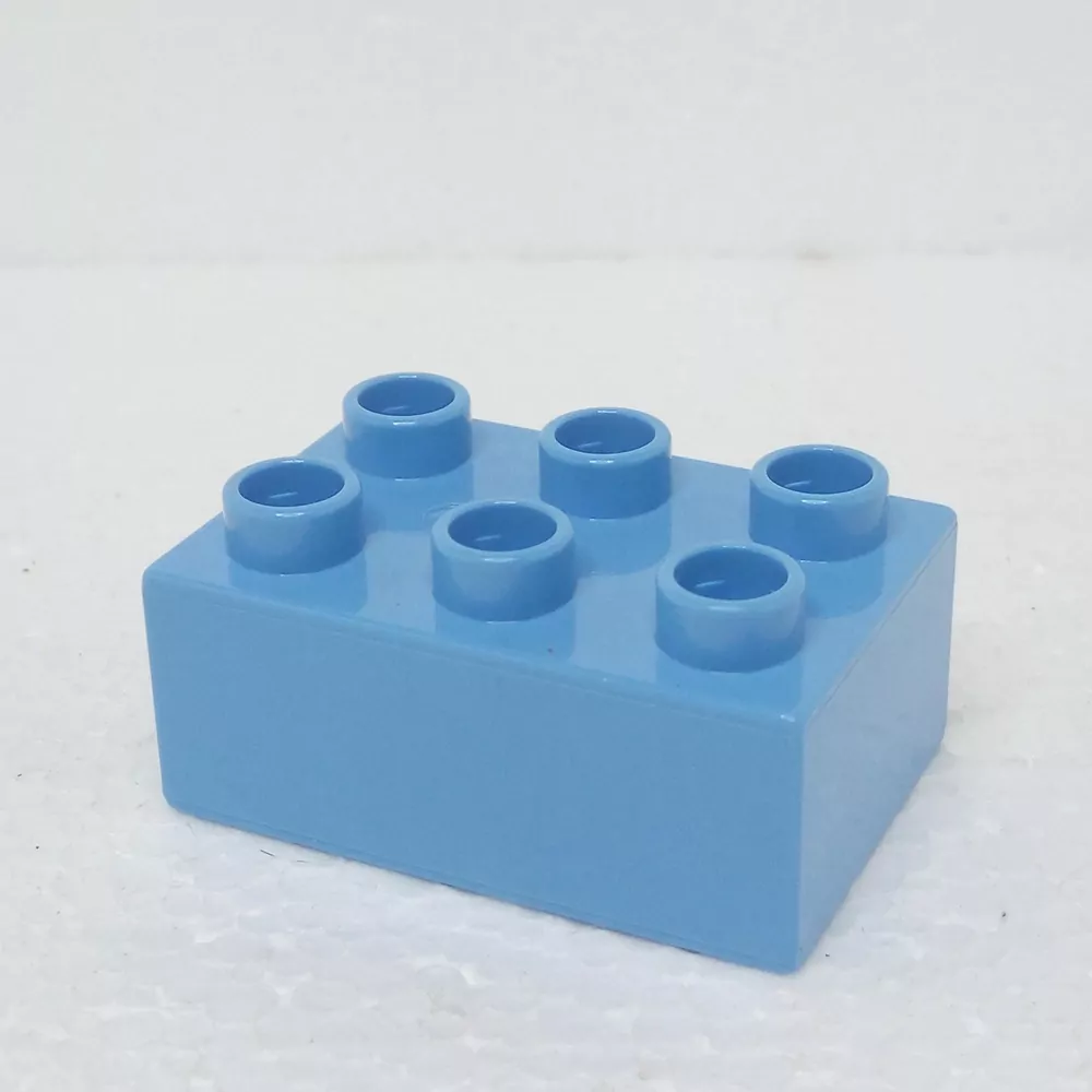 Lego® Duplo® Kostka 2x3 světle modrá