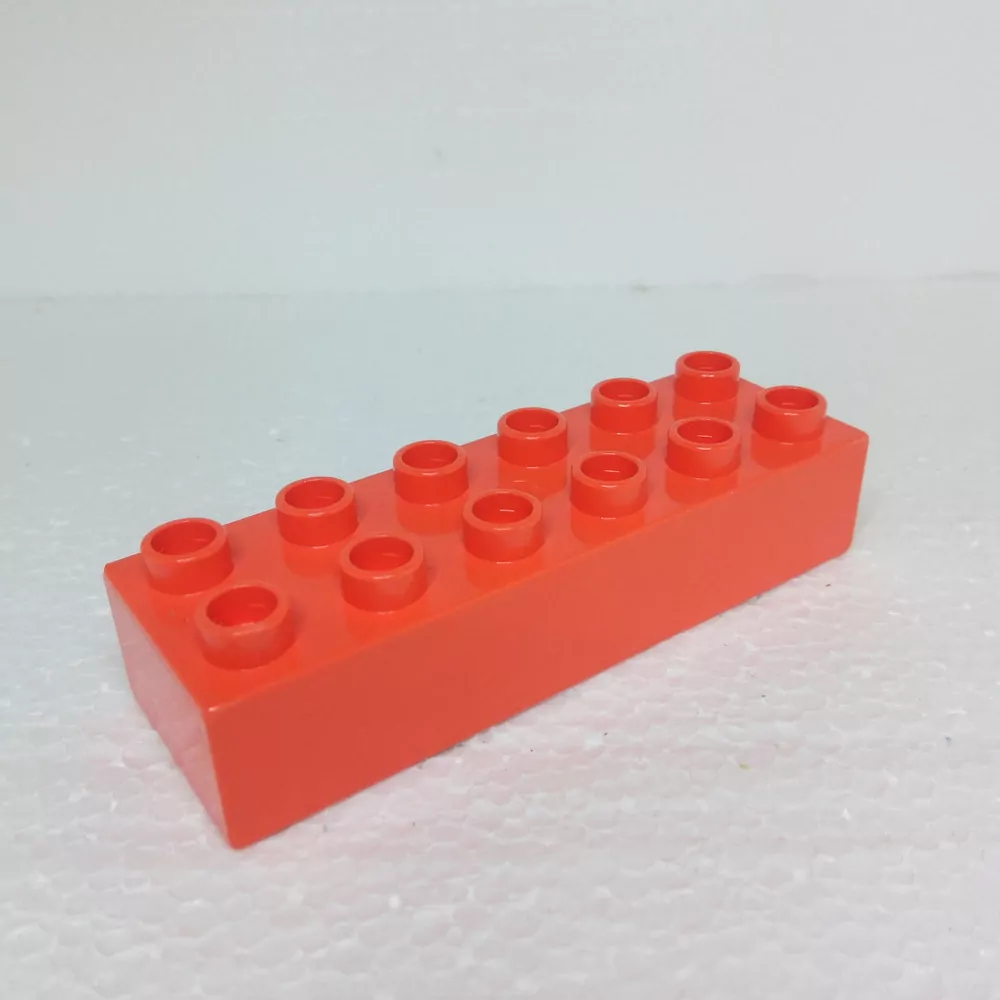 Lego® Duplo® Kostka 2x6 oranžová