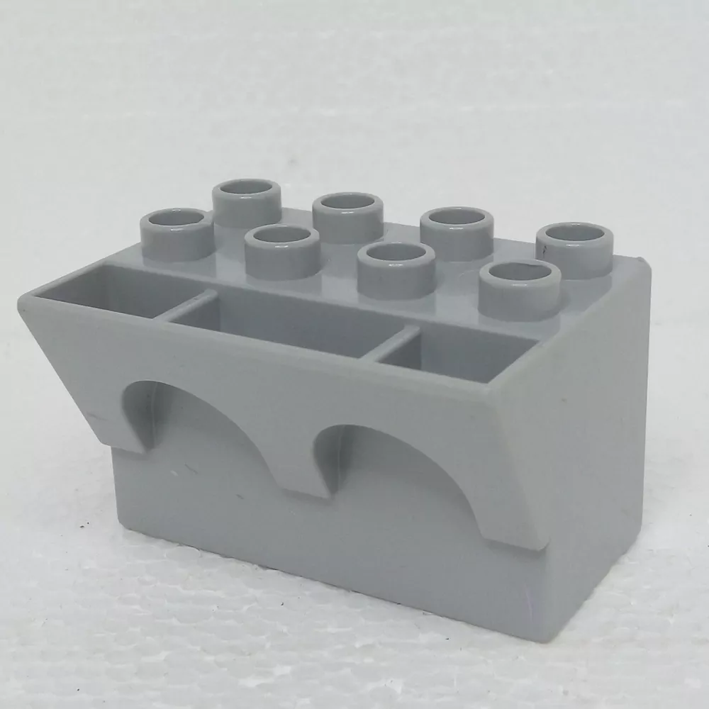 Lego® Duplo® Hradba malá světle šedá