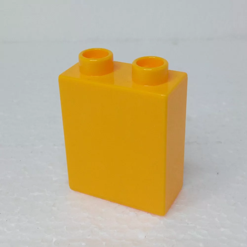 Lego® Duplo® Kostka 1x2x2 Tmavě žlutá