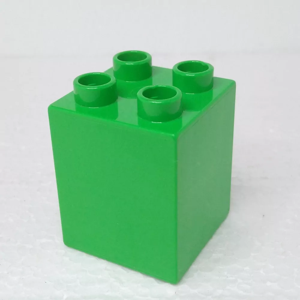 Lego® Duplo® Kostka 2x2x2 Zelená