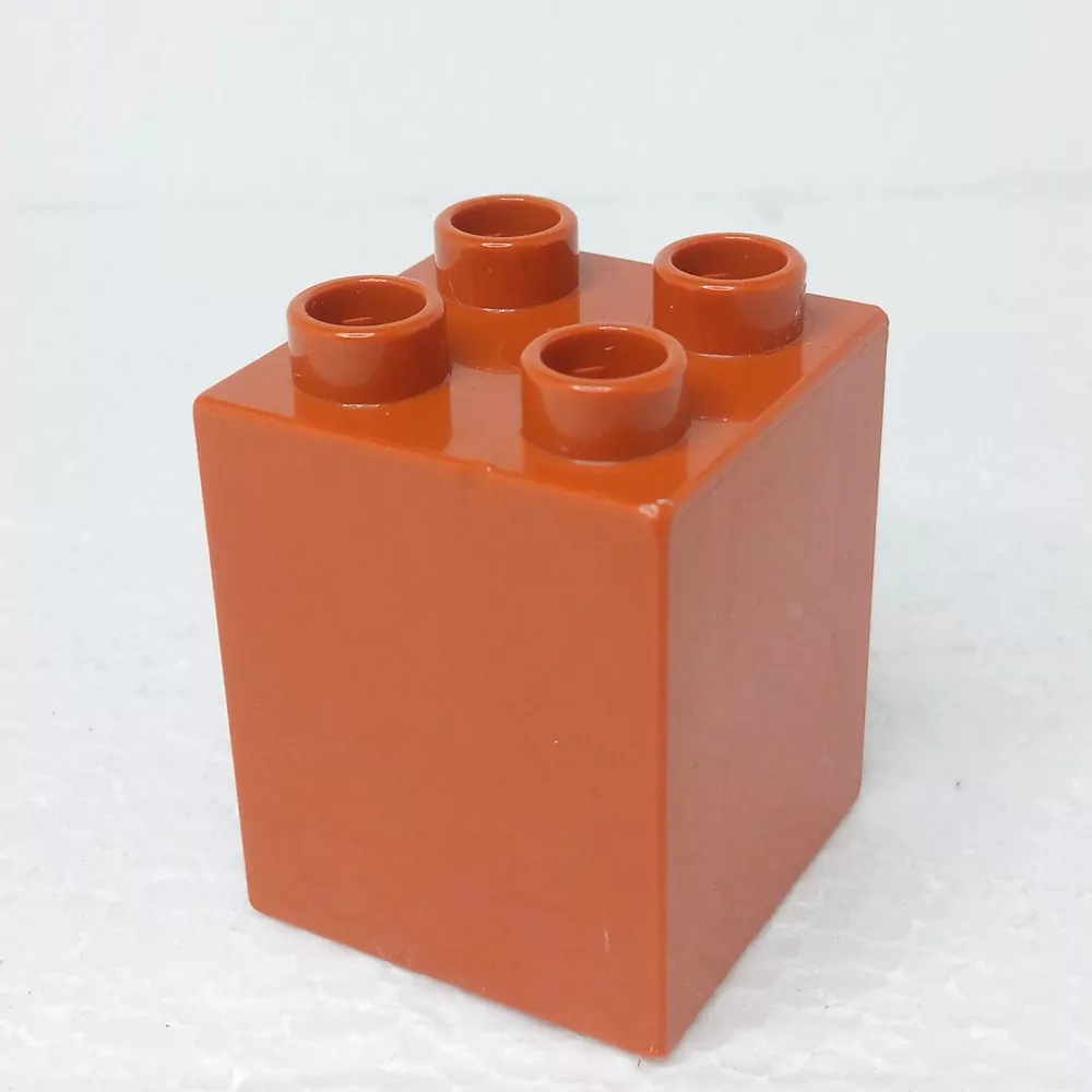 Lego® Duplo® Kostka 2x2x2 Hnědá