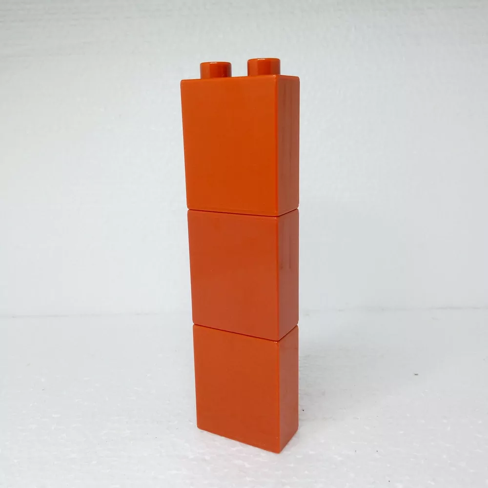 Lego® Duplo® Sloup 1x2x6 Hnědý