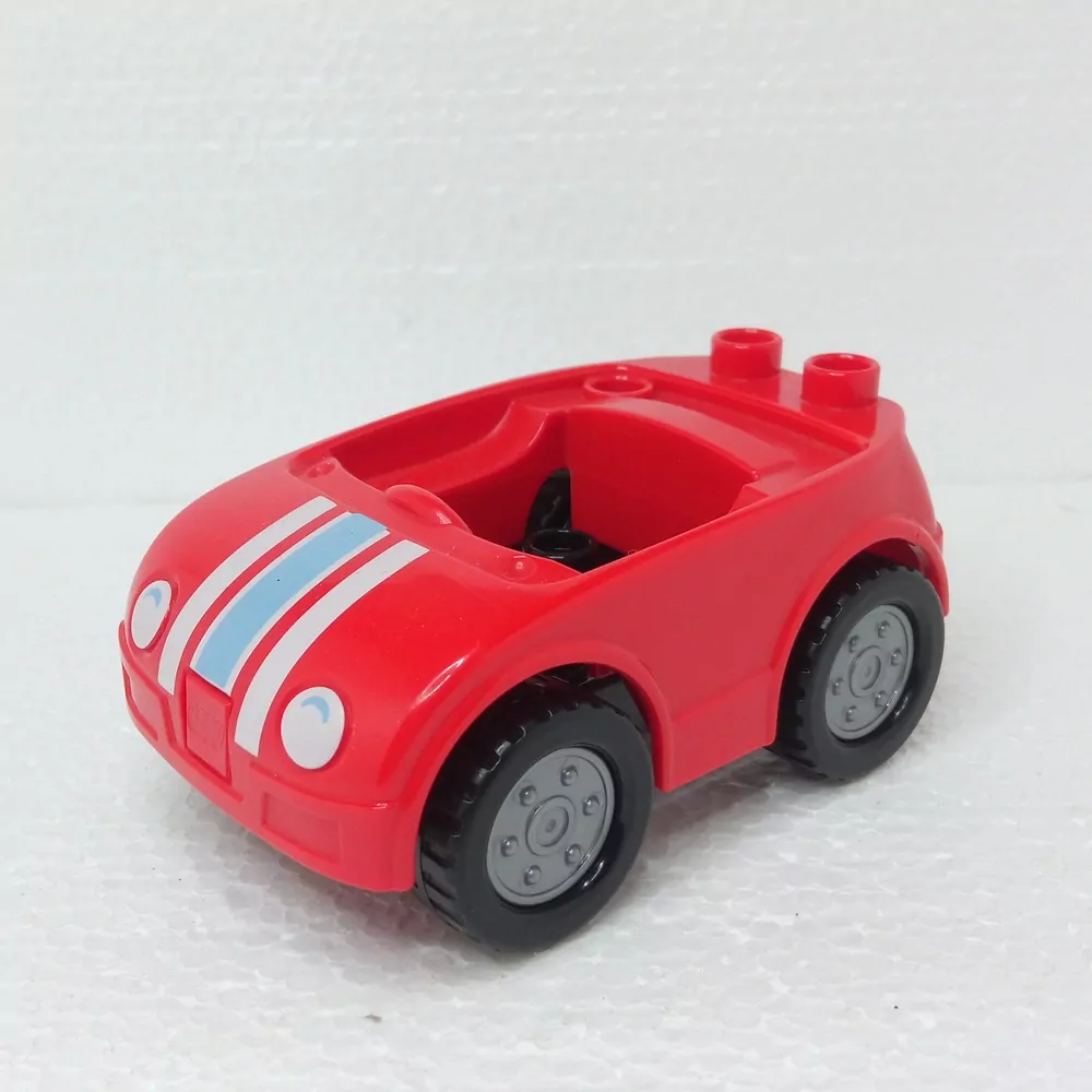 Lego® Duplo® Červené autíčko s pruhy