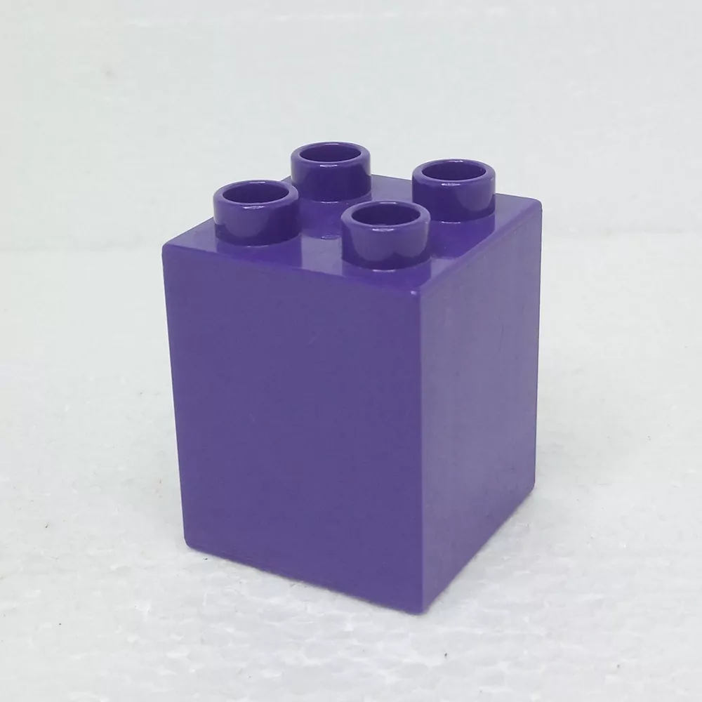 Lego® Duplo® Kostka 2x2x2 Fialová