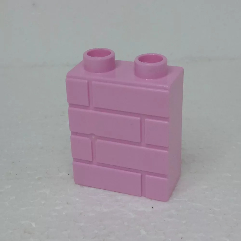 Lego® Duplo® Kostka 1x2x2 cihly světle růžová