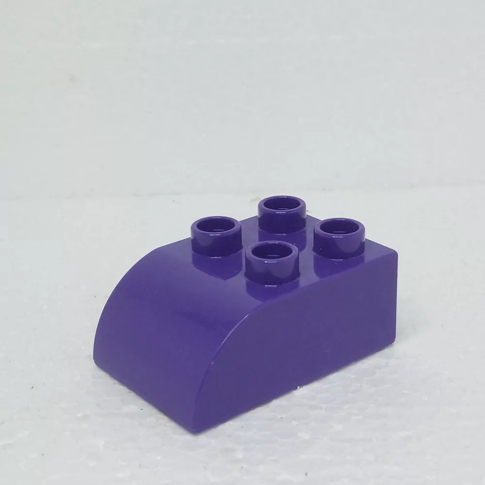 Lego® Duplo® Kostka 2x3 oblá fialová