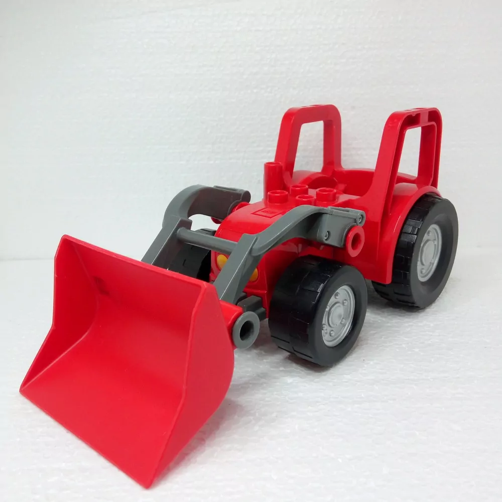 Lego® Duplo® Traktor červený s radlicí