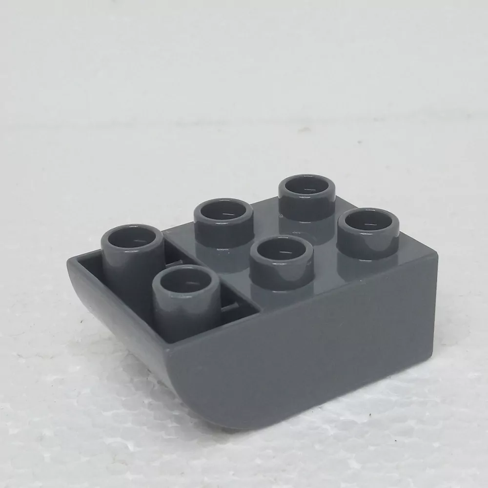 Lego® Duplo® Kostka 2x3 oblá zespod šedá