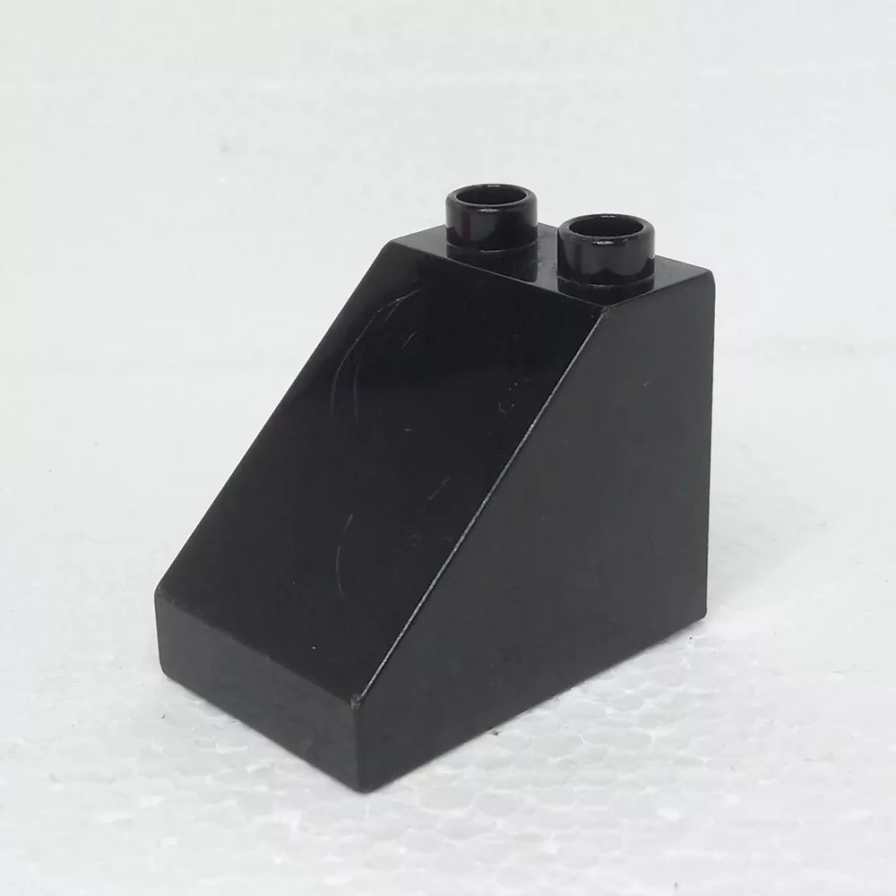 Lego® Duplo® Kostka 3x2x2 hranatá zkosená černá
