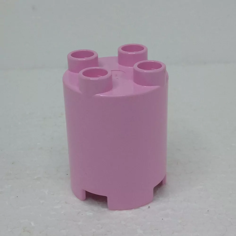 Lego® Duplo® Kostka 2x2x2 kulatá světle růžová