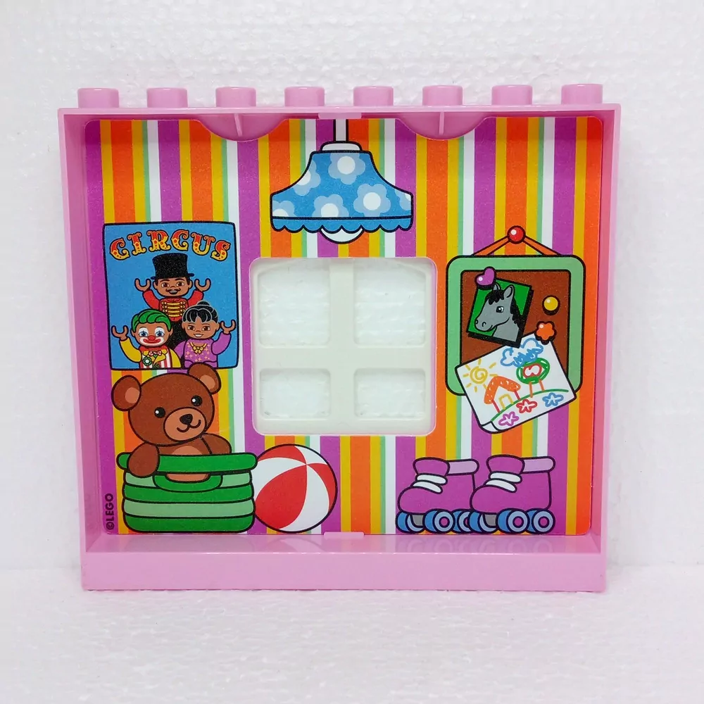 Lego® Duplo® Růžová stěna s tapetou - dětský pokoj