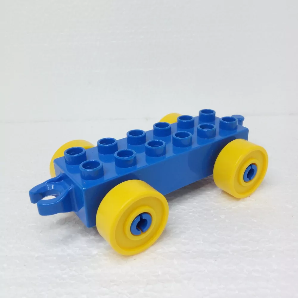 Lego® Duplo® Podvozek modrý, žlutá kola
