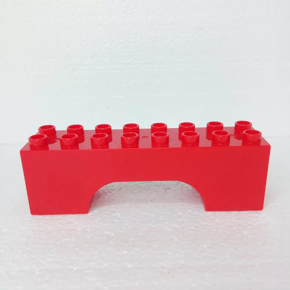 Lego® Duplo® Kostka 2x8x2 klenba červená