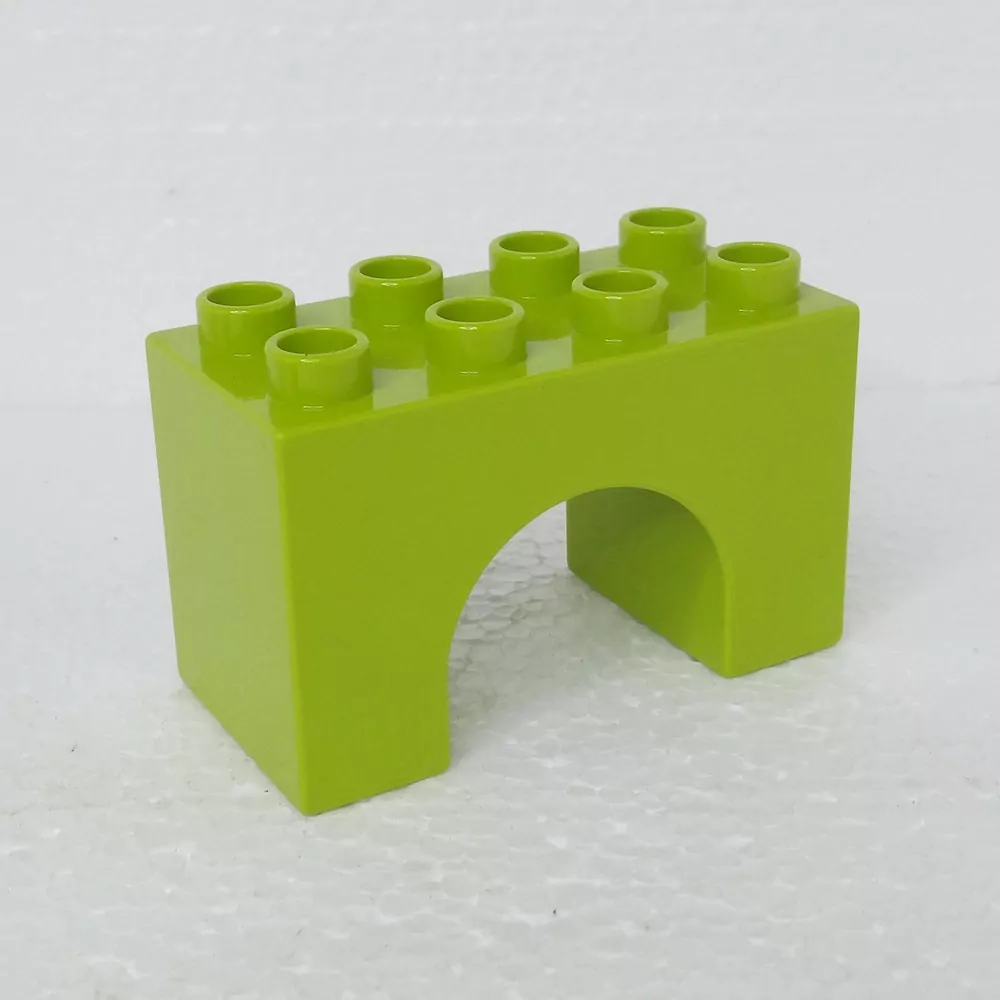 Lego® Duplo® Kostka 2x4x2 most oblouk světle zelený