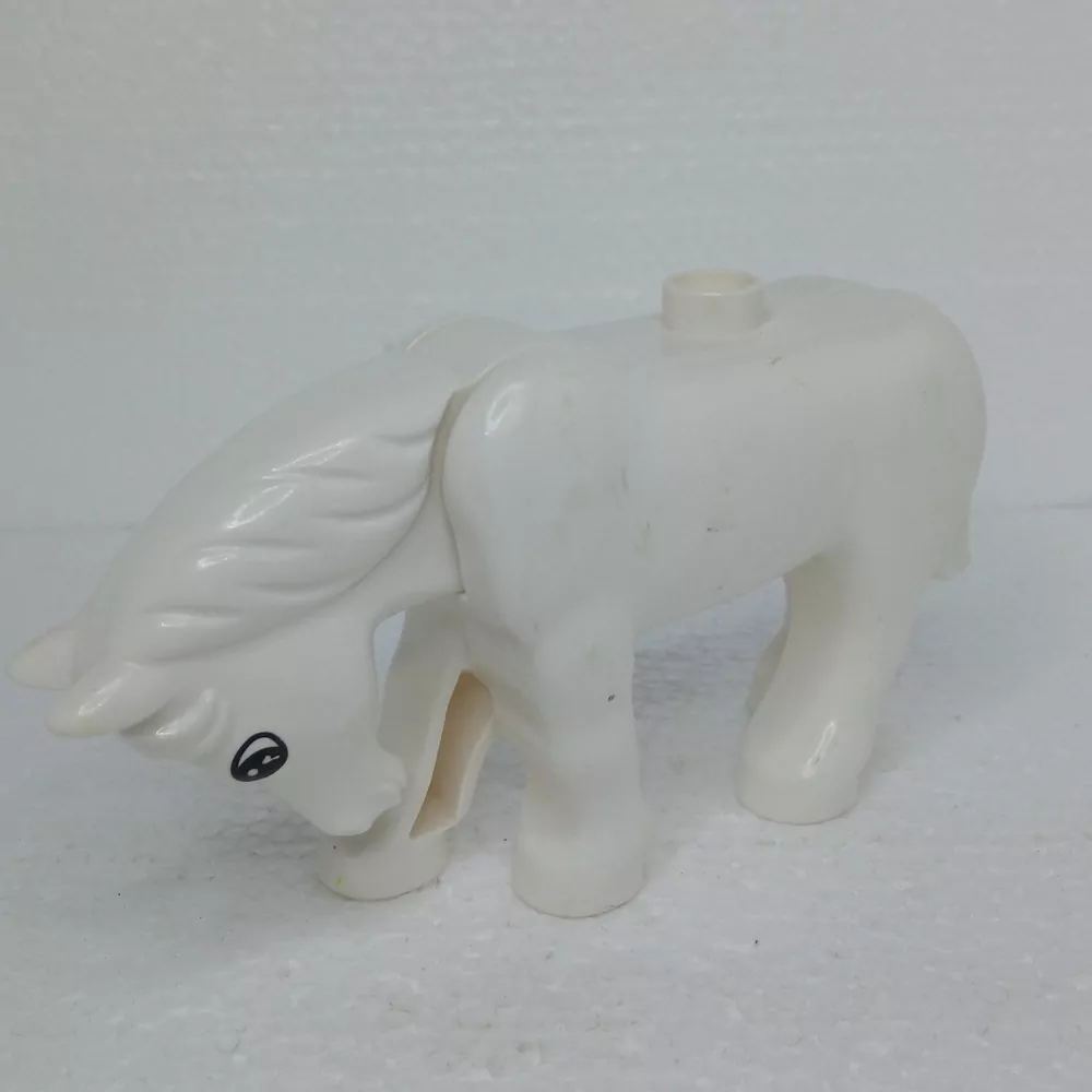 Lego® Duplo® Kůň bílý ohnutá hlava