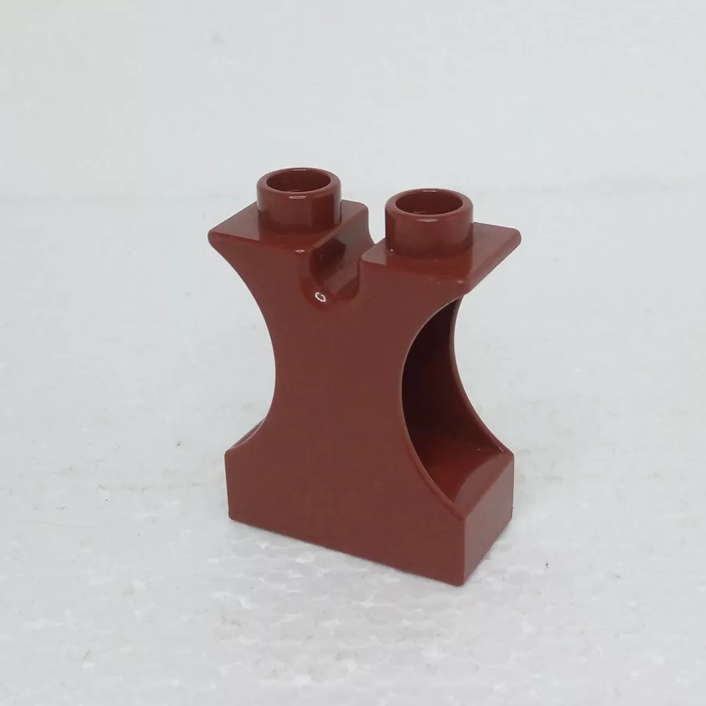 Lego® Duplo® Kostka 1x2x2 hnědá s výřezem