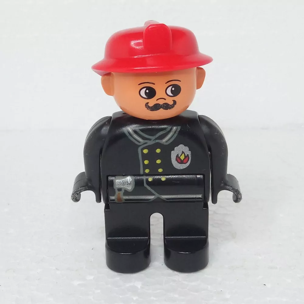 Lego® Duplo® Panáček Muž Hasič Červená helma