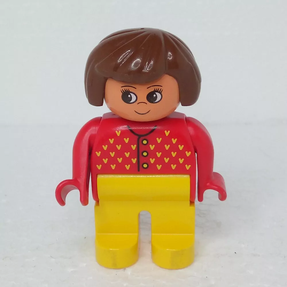 Lego® Duplo® Panáček Žena hnědé vlasy