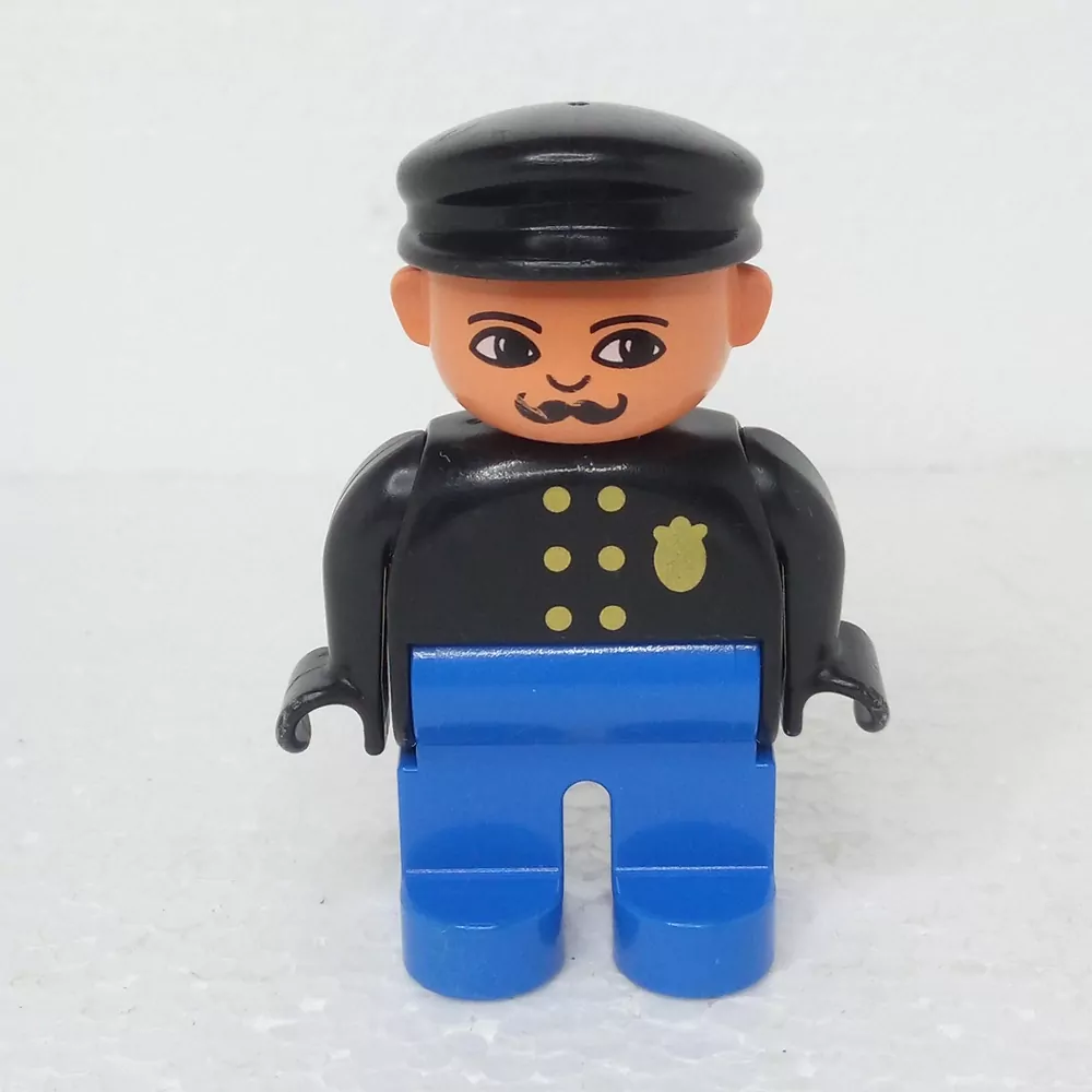 Lego® Duplo® Panáček Muž Policista černá čepice