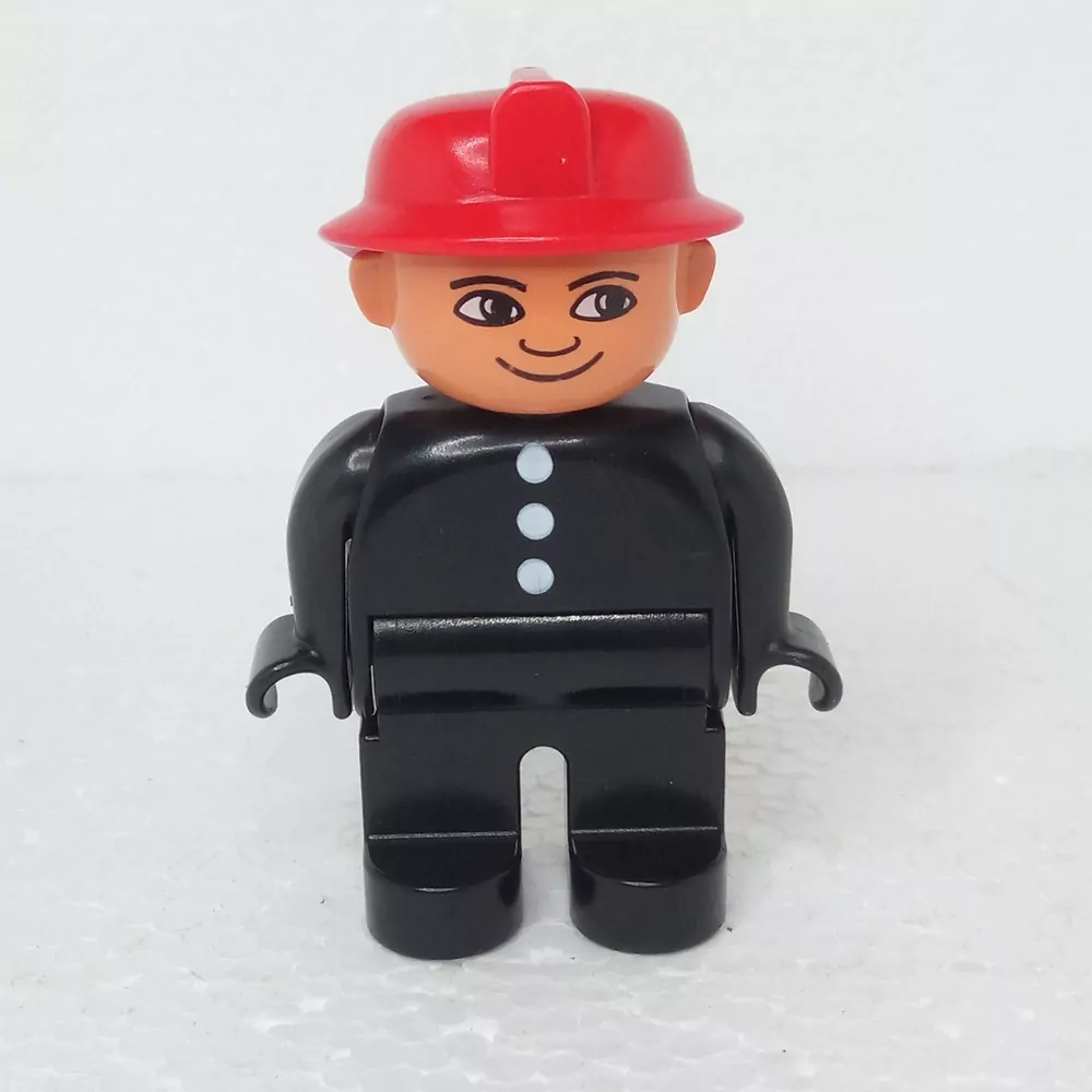Lego® Duplo® Panáček Muž Hasič Červená helma