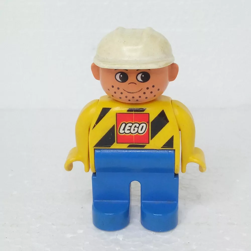 Lego® Duplo® Panáček Muž Dělník Bílá helma
