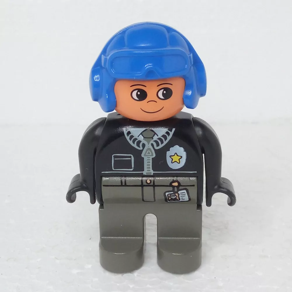 Lego® Duplo® Panáček Muž Policista Modrá helma