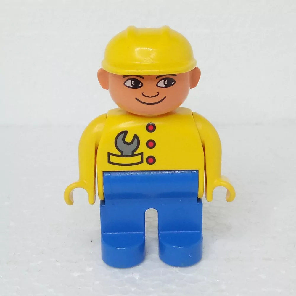 Lego® Duplo® Panáček Muž Dělník Žlutá helma