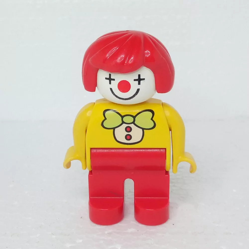 Lego® Duplo® Panáček Žena Klaun červené vlasy