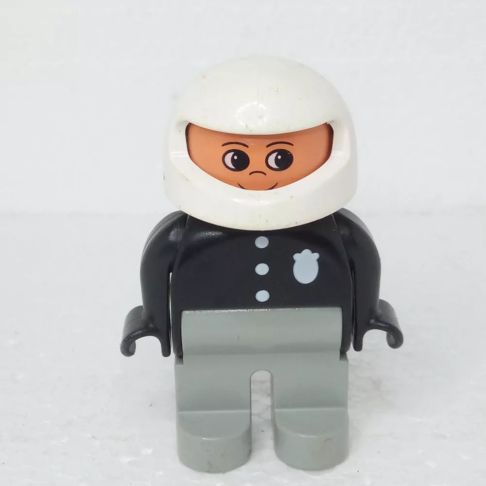 Lego® Duplo® Panáček Muž Policista Bílá helma