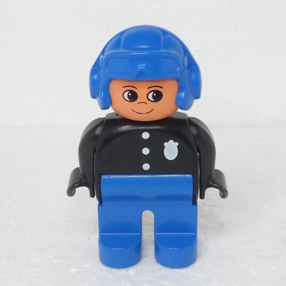 Lego® Duplo® Panáček Muž Policista Modrá helma