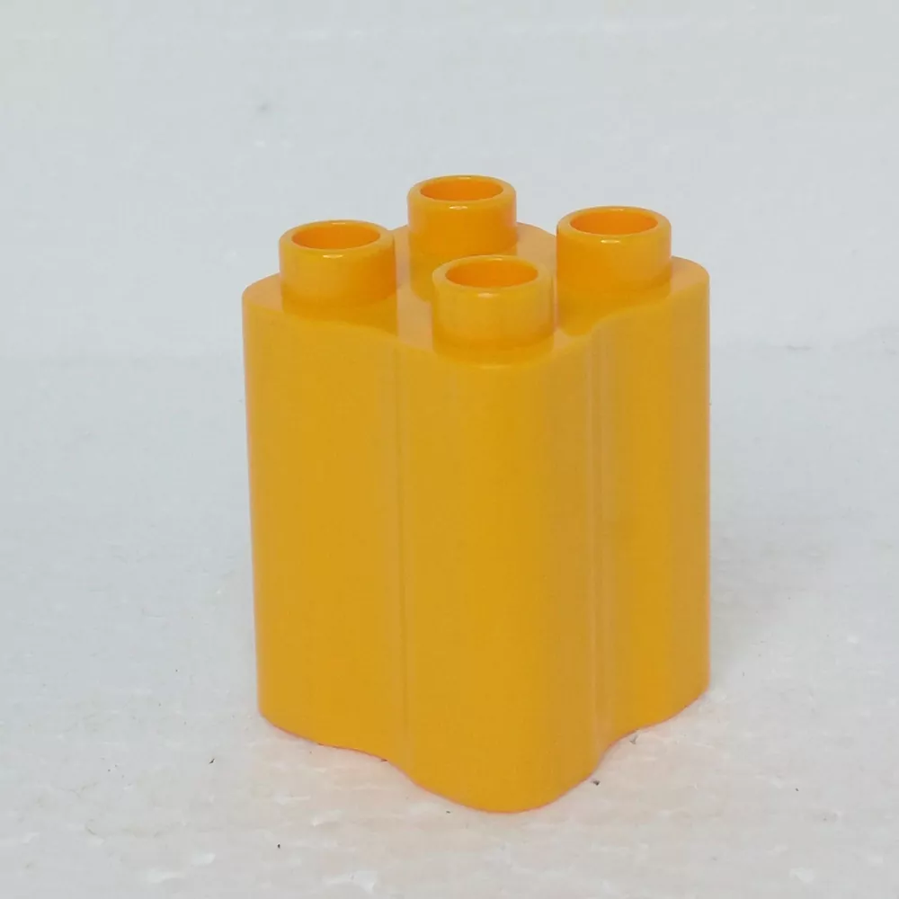 Lego® Duplo® Kostka 2x2x2 oblé rohy - kmen stromu