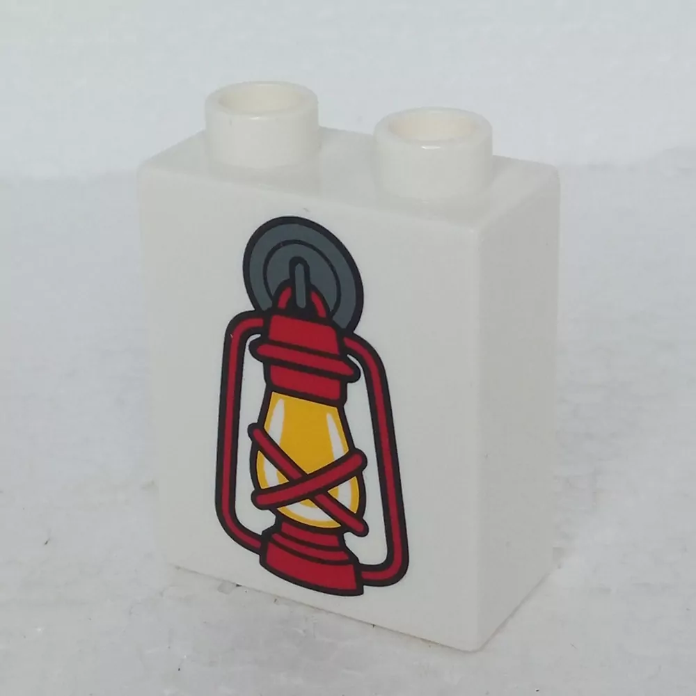 Lego® Duplo® Kostka 1x2x2 potisk lucerna