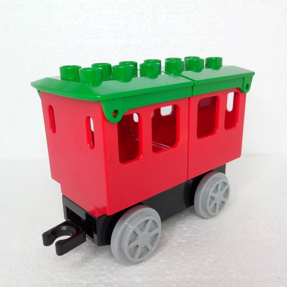 Lego® Duplo® Vagon černý, červená kabina