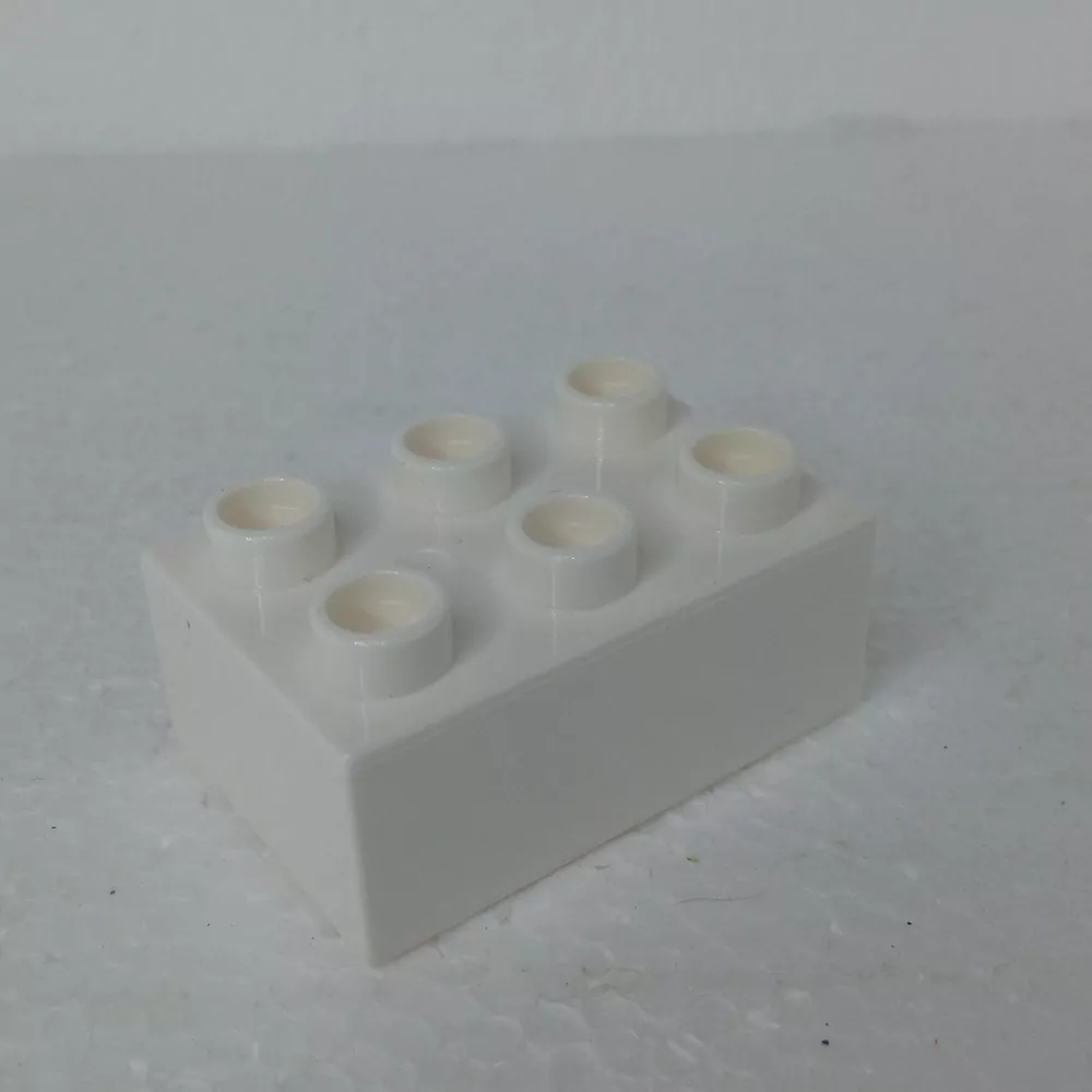 Lego® Duplo® Kostka 2x3 bílá