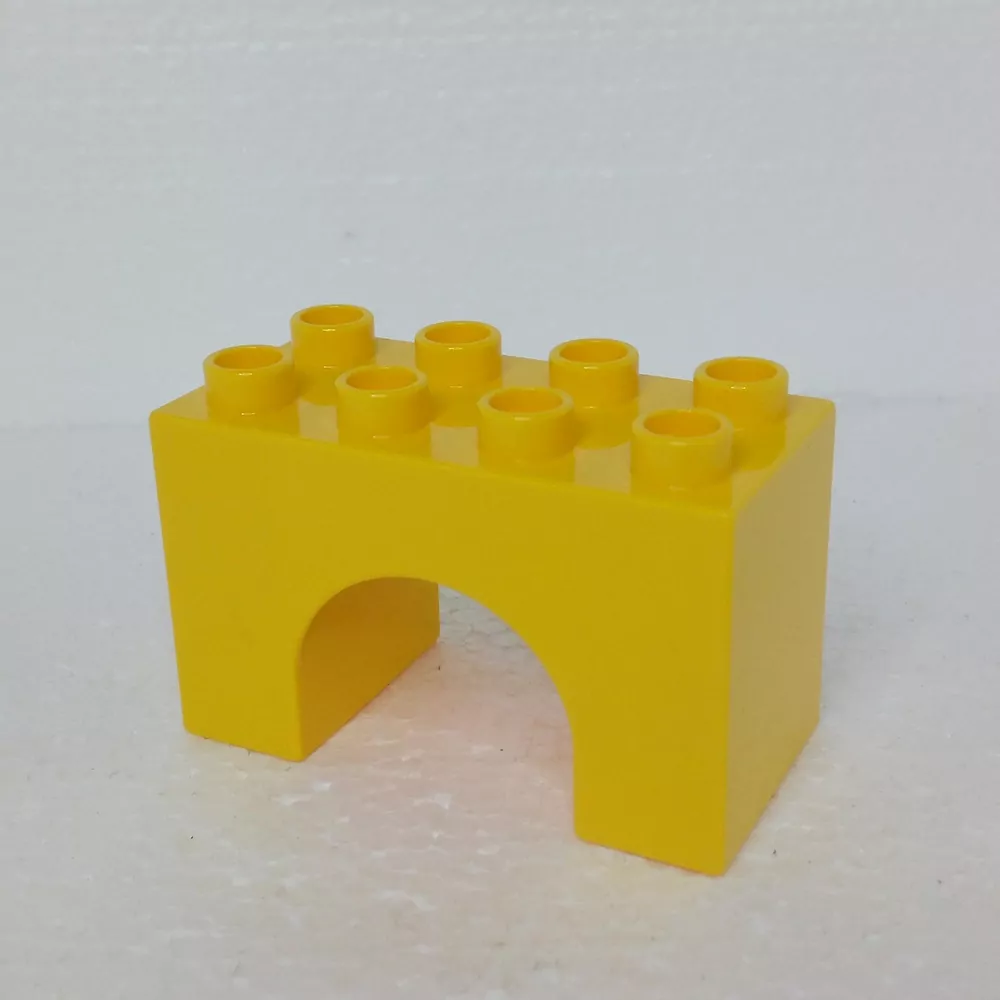 Lego® Duplo® Kostka 2x4x2 most oblouk žlutý