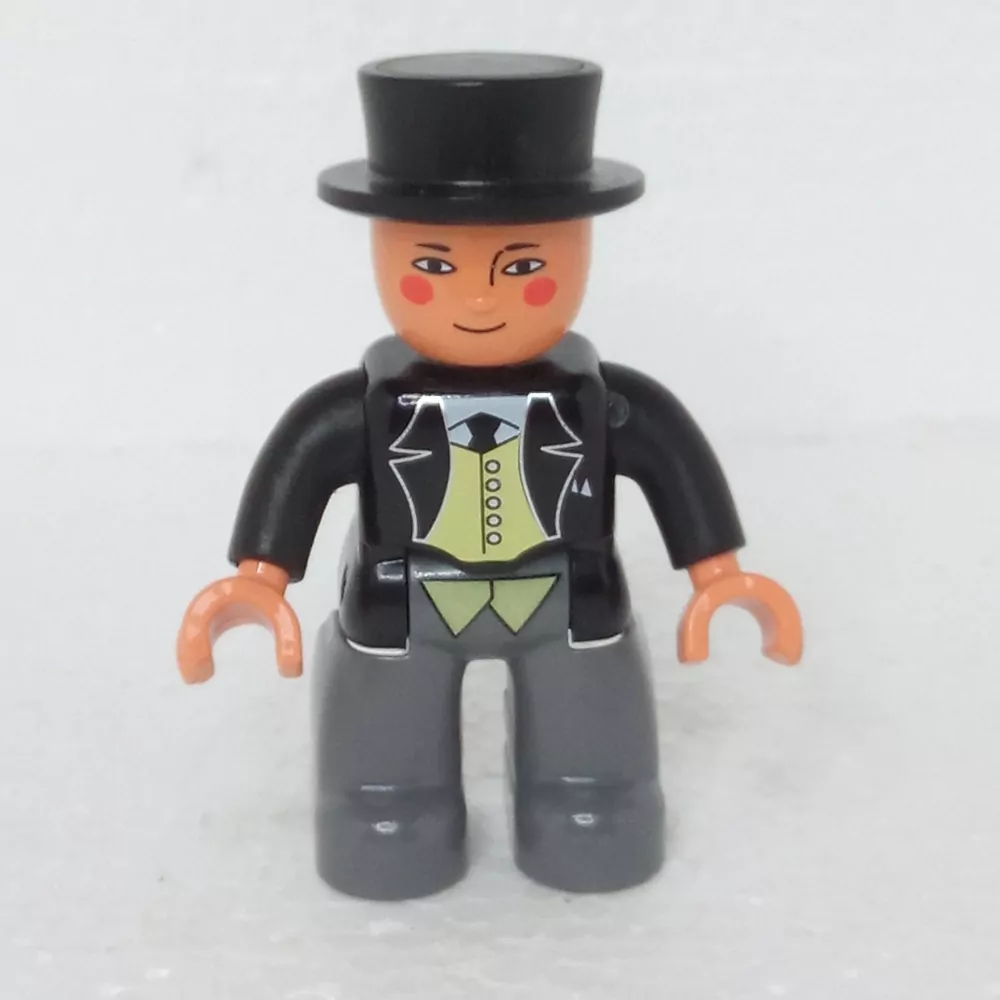 Lego® Duplo® Panáček Muž Tlustý přednosta stanice