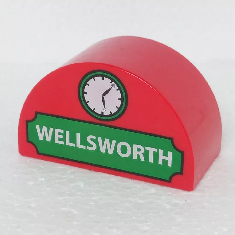 Lego® Duplo® Kostka potisk nápis "Wellsworth"