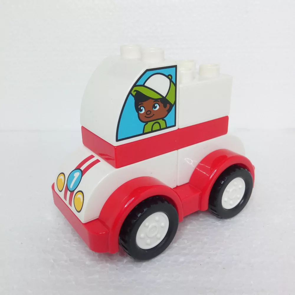 Lego® Duplo® Autíčko bíločervené