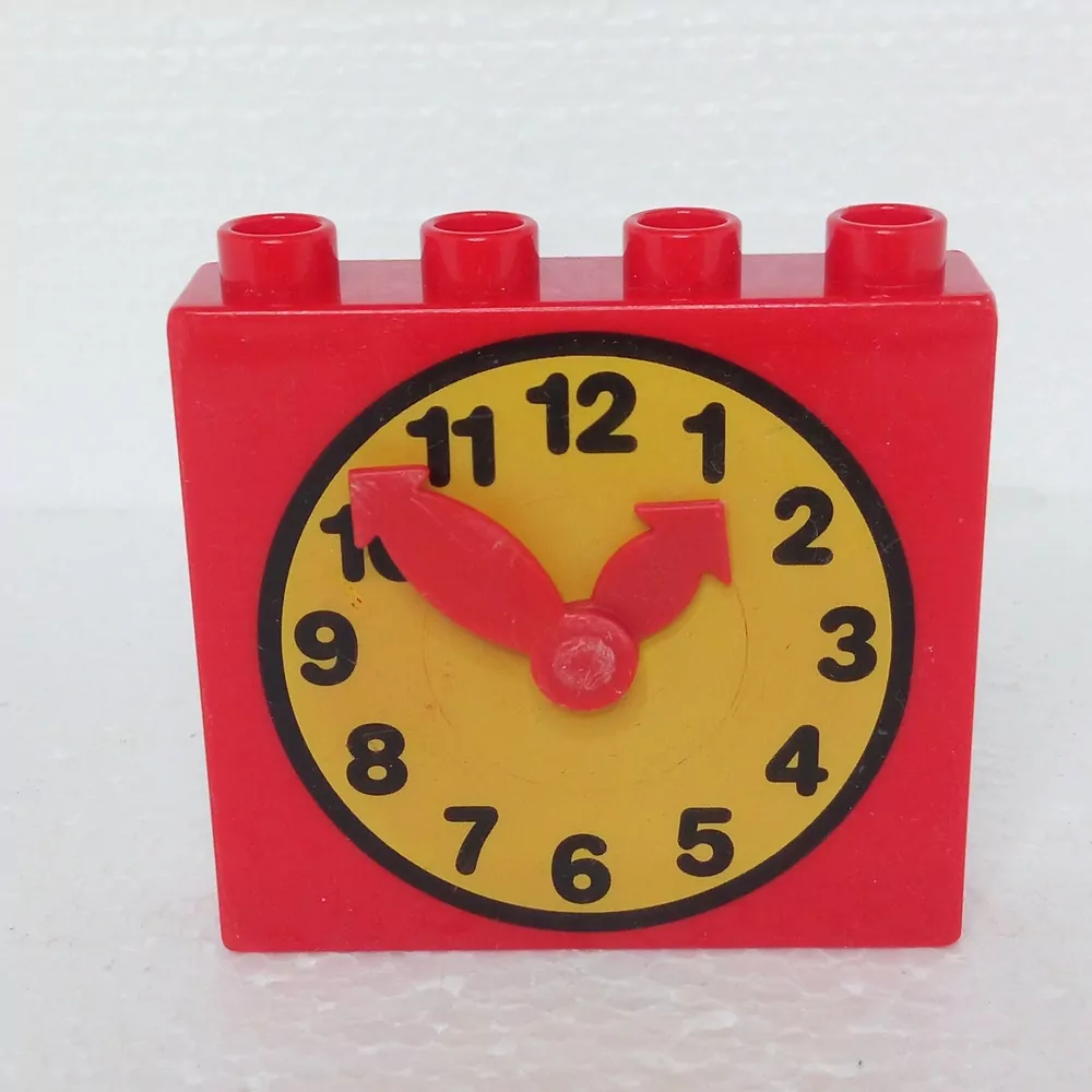 Lego® Duplo® Kostka potisk hodiny