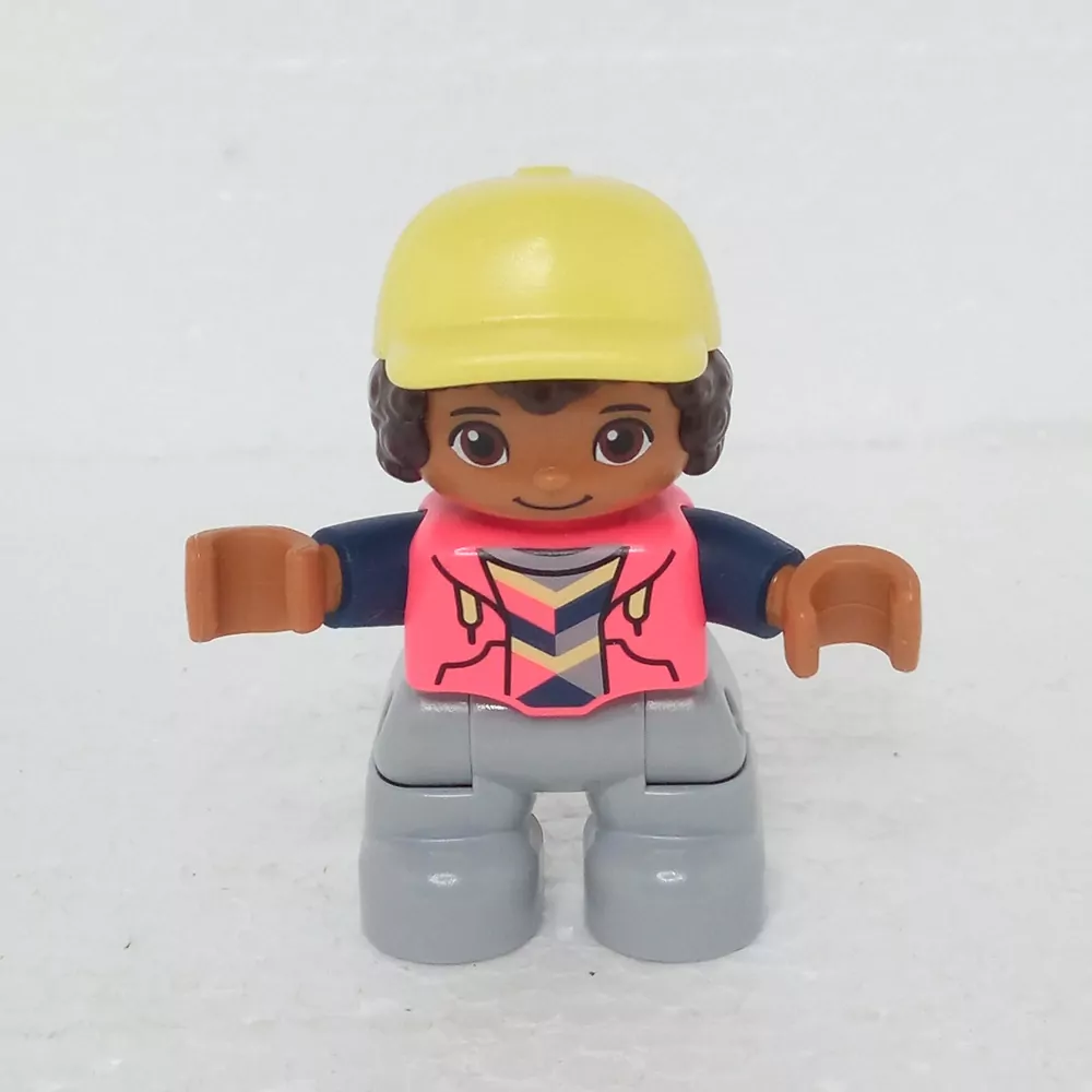 Lego® Duplo® Panáček Dítě Chlapeček žlutá kšiltovka