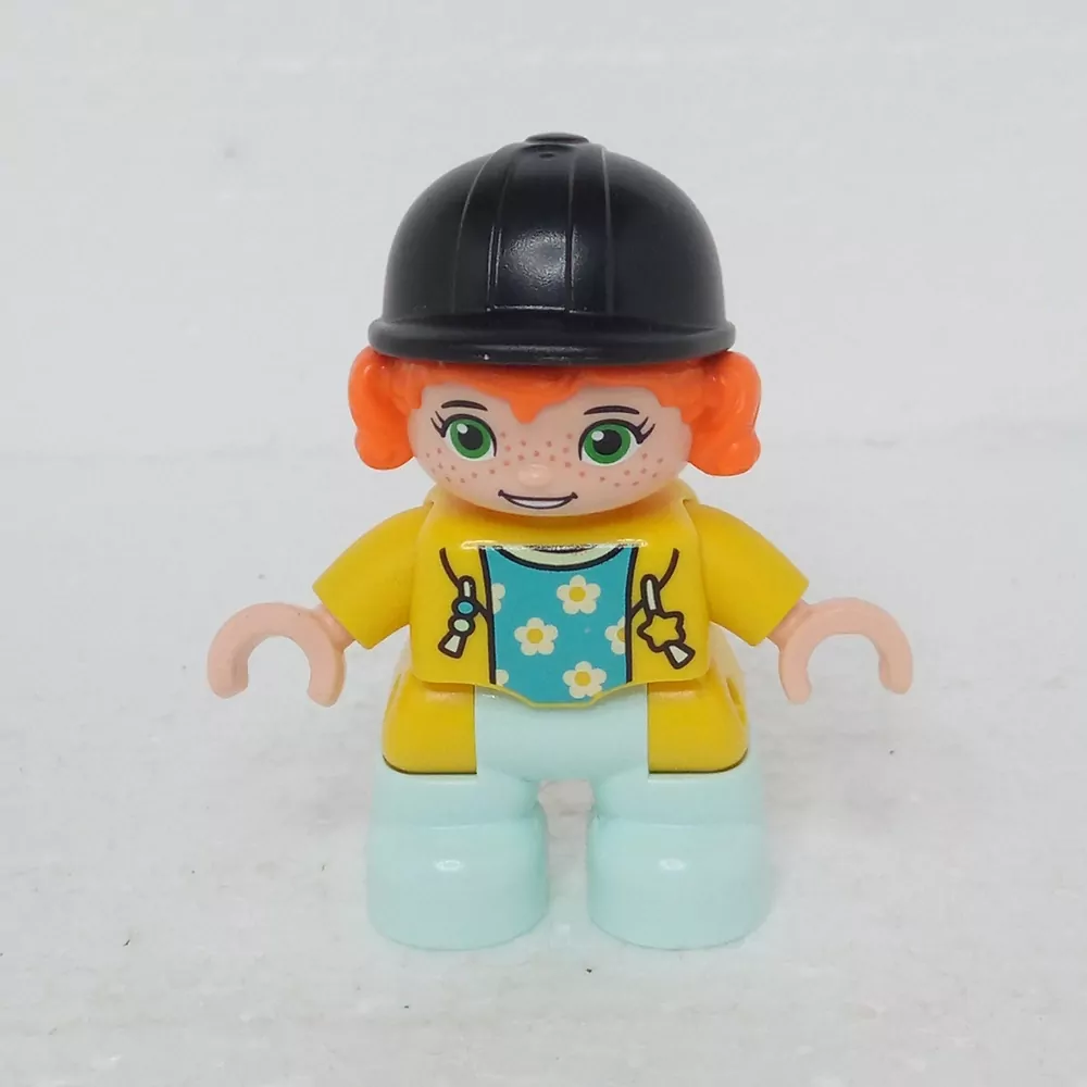 Lego® Duplo® Panáček Dítě Holčička jezdecká helma