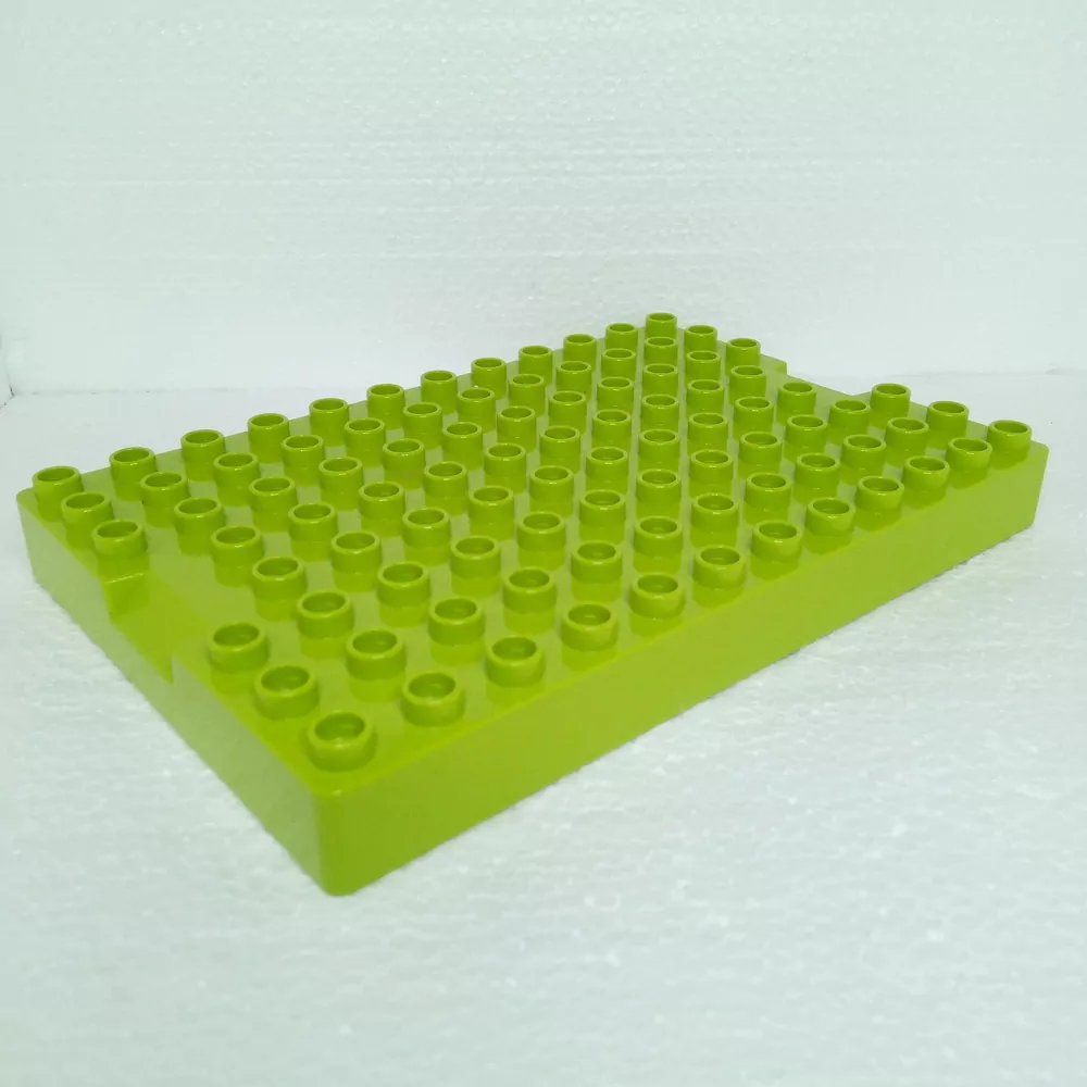 Lego® Duplo® Podložka 8x12 světle zelená vysoká s výřezy