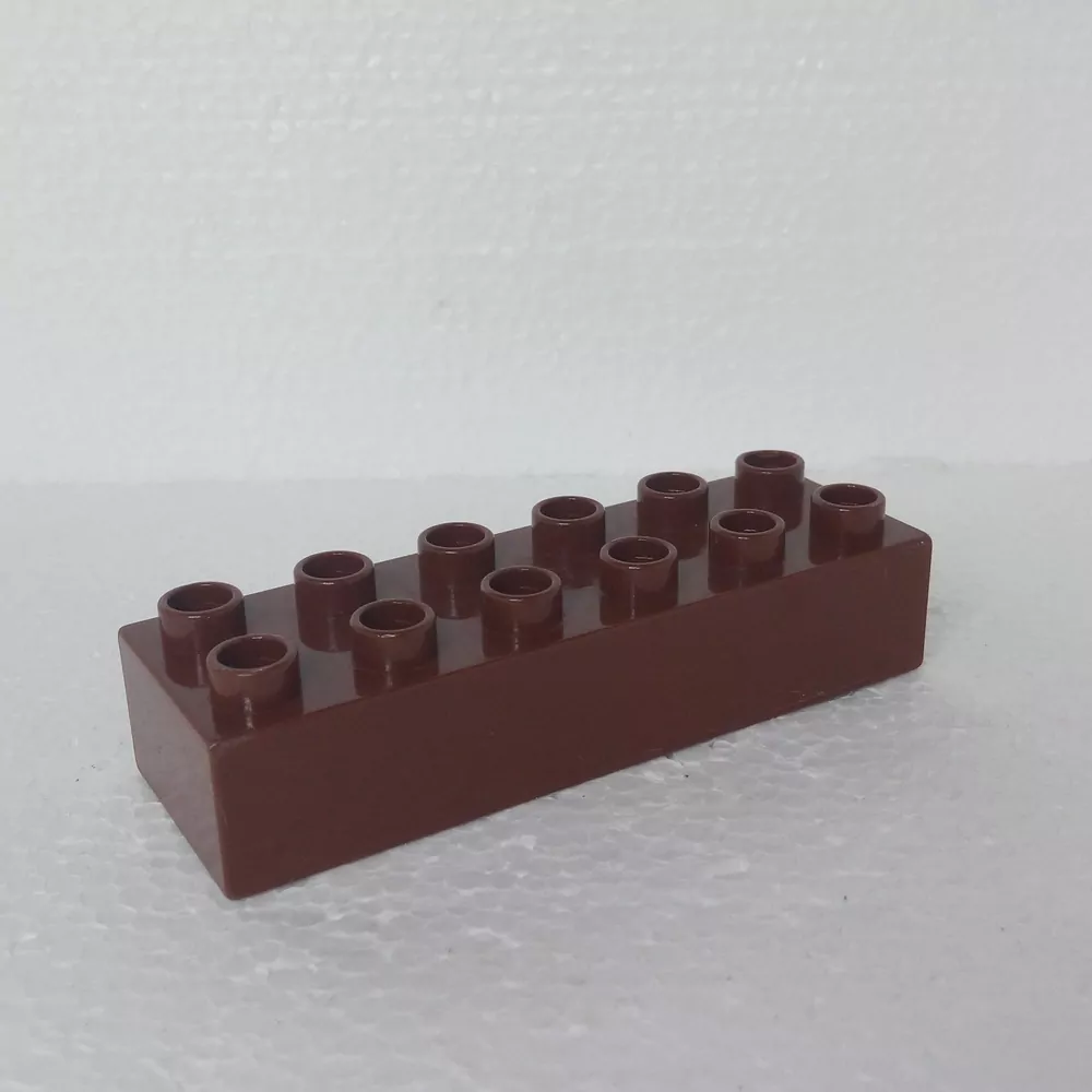 Lego® Duplo® Kostka 2x6 hnědá