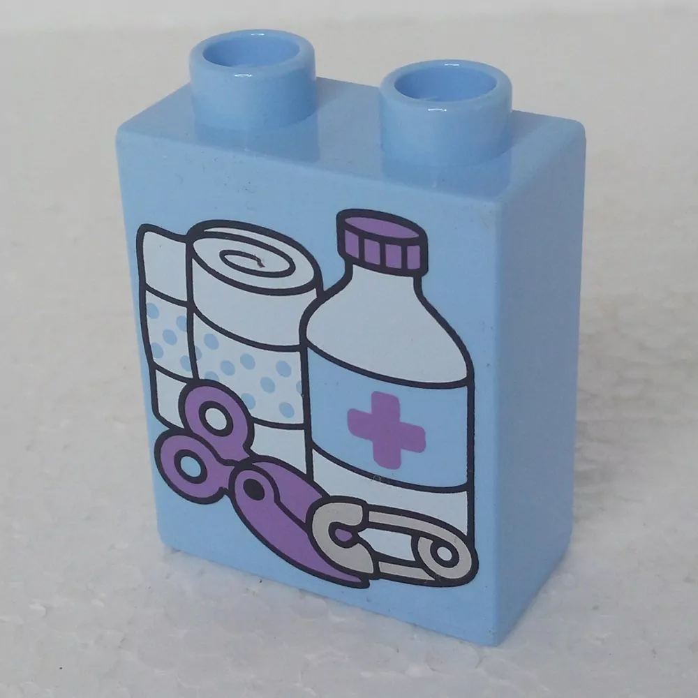 Lego® Duplo® Kostka 1x2x2 potisk náplasti