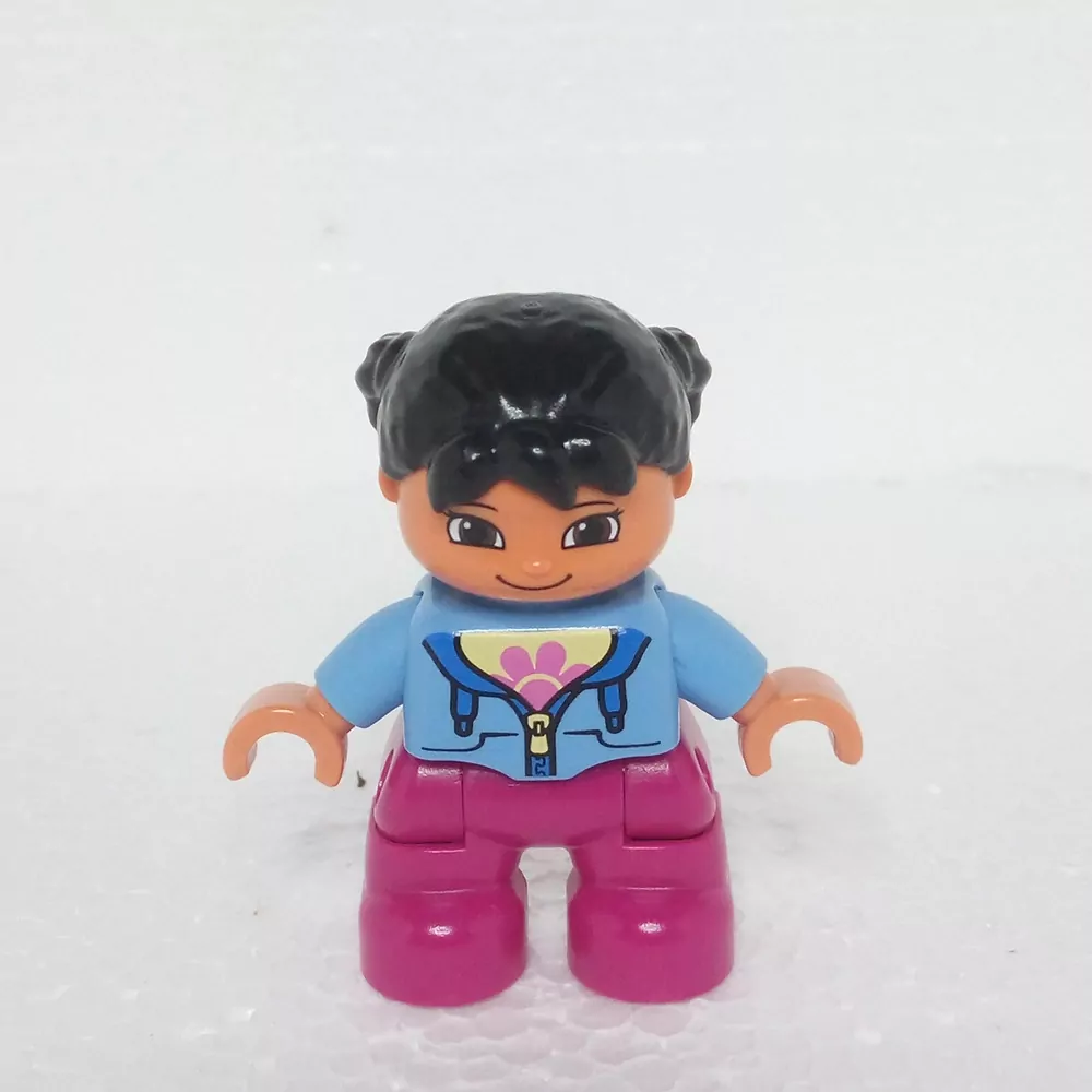 Lego® Duplo® Panáček Dítě Holčička černé vlasy