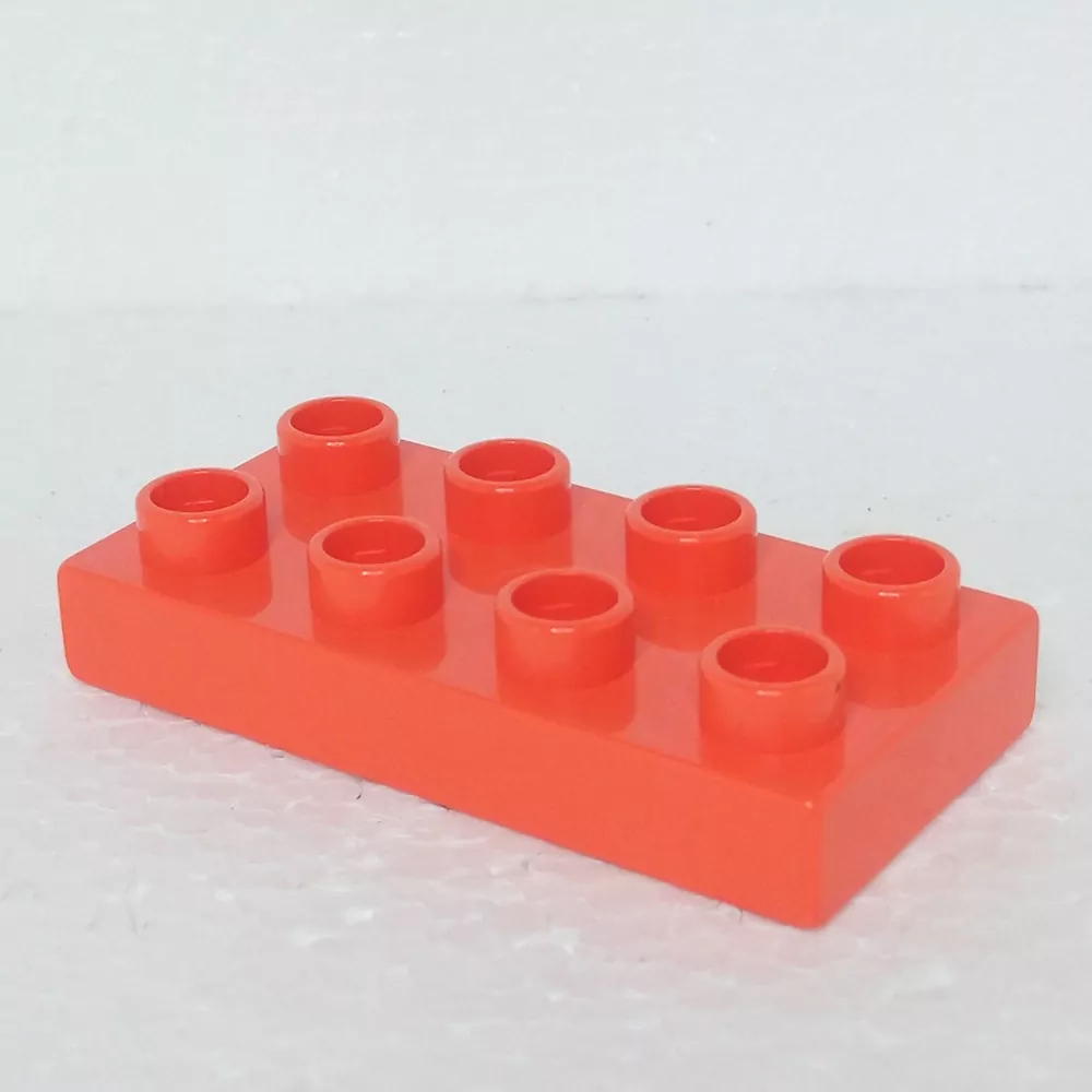 Lego® Duplo® Podložka 2x4 tmavě oranžová
