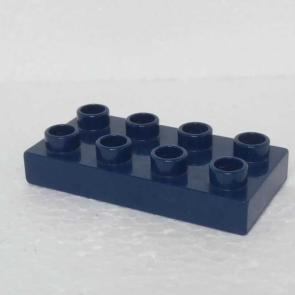 Lego® Duplo® Podložka 2x4 tmavě modrá