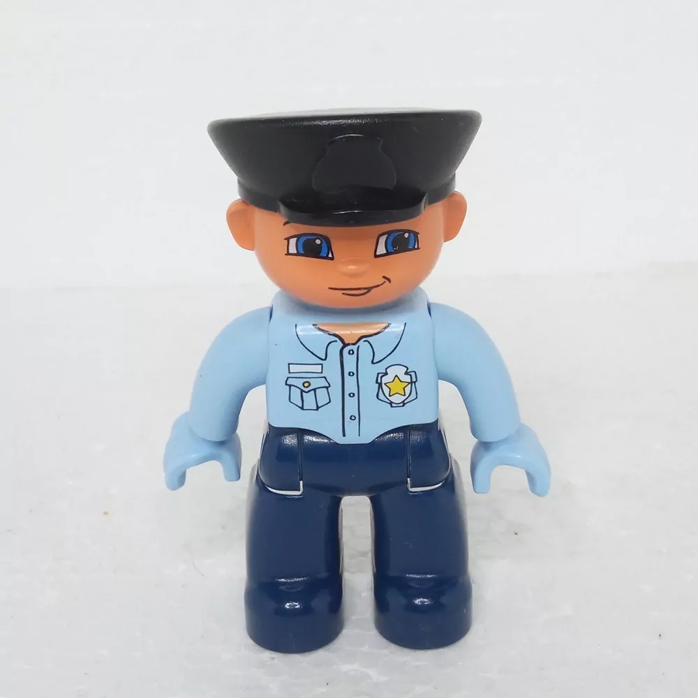 Lego® Duplo® Panáček Muž Policista černá čepice