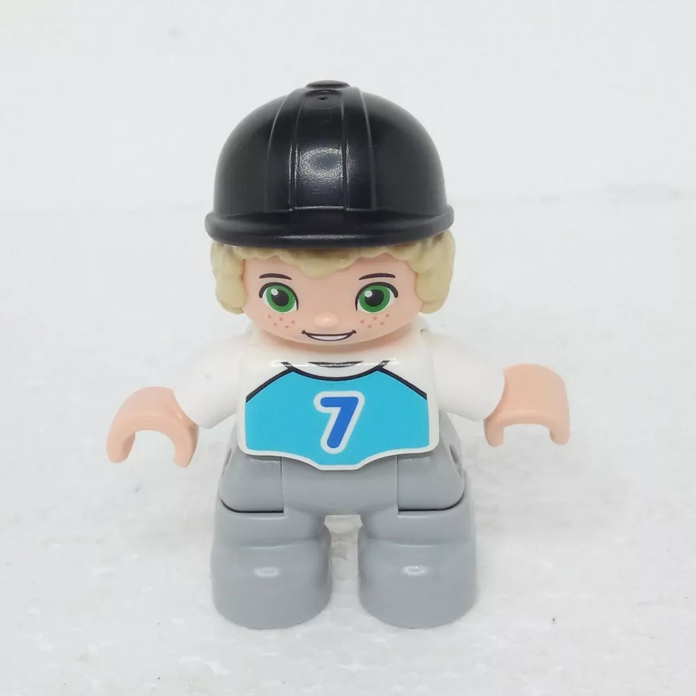 Lego® Duplo® Panáček Dítě Chlapeček jezdecká helma